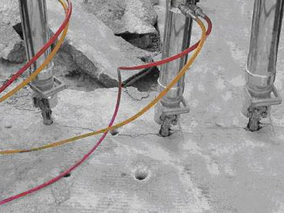 分裂機施工現場